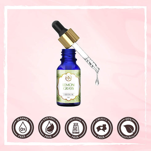 the beauty co Lemongrass Essential Oil | 100 % Pure and Natural
